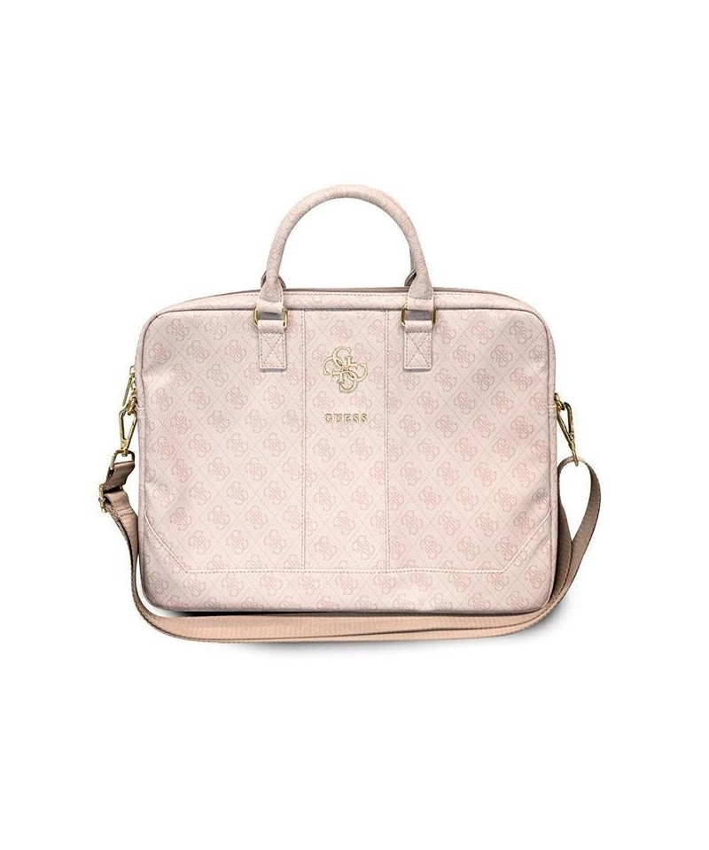 Guess 4G Big Logo bag for a 16'' laptop - pink