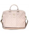 Guess 4G Big Logo bag for a 16'' laptop - pink