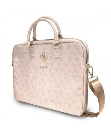 Guess 4G Big Logo bag for a 16'' laptop - pink