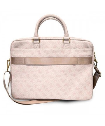 Guess 4G Big Logo bag for a 16'' laptop - pink