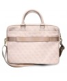 Guess 4G Big Logo bag for a 16'' laptop - pink