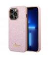 Guess Glitter Script Case for iPhone 14 Pro Max - Pink