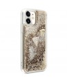 Guess GUOHCN61GLHFLGO iPhone 11 / Xr 6.1" gold/gold hardcase Glitter Charms