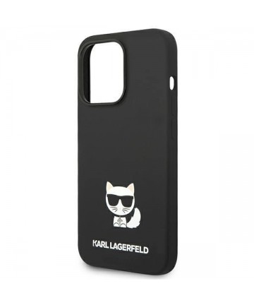 Karl Lagerfeld KLHCP14LSLCTBK iPhone 14 Pro 6.1 "hardcase black / black Silicone Choupette Body