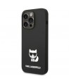 Karl Lagerfeld KLHCP14XSLCTBK iPhone 14 Pro Max 6.7 "hardcase black / black Silicone Choupette Body