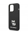 Karl Lagerfeld KLHCP14XSLCTBK iPhone 14 Pro Max 6.7 "hardcase black / black Silicone Choupette Body