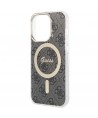 Guess IML 4G MagSafe case for iPhone 15 Pro - black