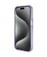 Guess Ring Stand Script Glitter MagSafe case for iPhone 15 Pro - purple