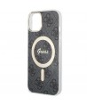 Guess IML 4G MagSafe case for iPhone 15 - black