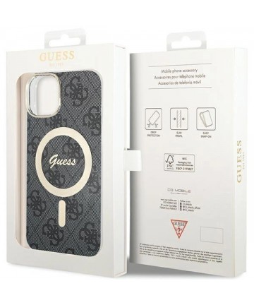 Guess IML 4G MagSafe case for iPhone 15 - black