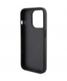 Karl Lagerfeld Quilted K Pattern iPhone 15 Pro Case - Black
