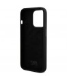 Karl Lagerfeld Silicone Karl&Choupette Head case for iPhone 15 Pro - black