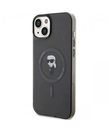 Karl Lagerfeld IML Ikonik MagSafe case for iPhone 15 Plus - black