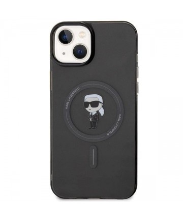 Karl Lagerfeld IML Ikonik MagSafe case for iPhone 15 Plus - black