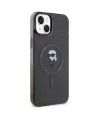 Karl Lagerfeld IML Ikonik MagSafe case for iPhone 15 Plus - black