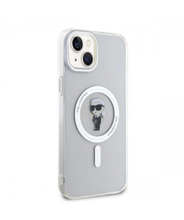 Karl Lagerfeld IML Ikonik MagSafe case for iPhone 15 Plus - transparent