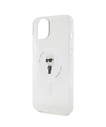 Karl Lagerfeld IML Ikonik MagSafe case for iPhone 15 Plus - transparent