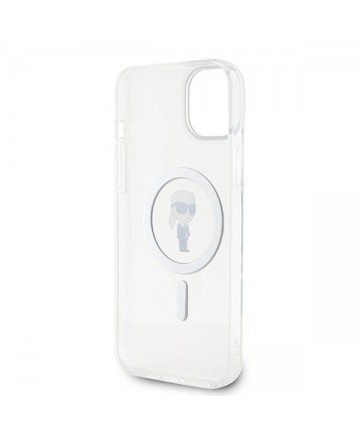 Karl Lagerfeld IML Ikonik MagSafe case for iPhone 15 Plus - transparent