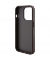 Guess Grip Stand 4G Triangle Strass case for iPhone 15 Pro Max - brown