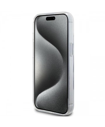 Karl Lagerfeld Ring Stand Karl&Choupette MagSafe case for iPhone 14 / 15 / 13 - white