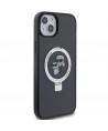 Karl Lagerfeld Ring Stand Karl&Choupette MagSafe case for iPhone 14 / 15 / 13 - black