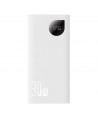 Baseus Adaman2 power bank with digital display 2x USB-A / 1x USB-C 10000mAh 30W - white