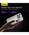 Baseus Adaman2 power bank with digital display 2x USB-A / 1x USB-C 10000mAh 30W - white