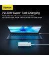 Baseus Adaman2 power bank with digital display 2x USB-A / 1x USB-C 10000mAh 30W - white