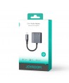 Joyroom SY-L01 Lightning to Lightning / 3.5 mm mini jack DAC adapter 2in1 - black
