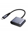 Joyroom SY-L02 Lightning to 2x Lightning DAC adapter 2in1 - black