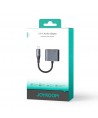 Joyroom SY-L02 Lightning to 2x Lightning DAC adapter 2in1 - black