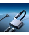 Joyroom SY-L02 Lightning to 2x Lightning DAC adapter 2in1 - black
