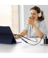 Joyroom SY-C02 2in1 DAC adapter USB-C to USB-C / 3.5 mm mini jack - black