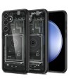 Spigen Ultra Hybrid Case for Samsung Galaxy S23 FE - Dark Gray (Zero One Pattern)