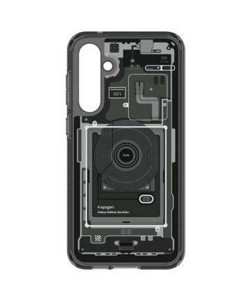 Spigen Ultra Hybrid Case for Samsung Galaxy S23 FE - Dark Gray (Zero One Pattern)