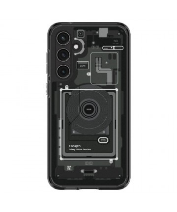 Spigen Ultra Hybrid Case for Samsung Galaxy S23 FE - Dark Gray (Zero One Pattern)