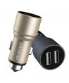 Dudao car charger 2x USB 3.1A gray (R5 gold)