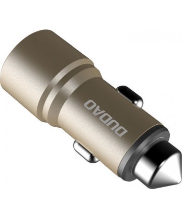 Dudao car charger 2x USB 3.1A gray (R5 gold)