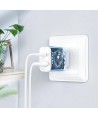 Acefast wall charger USB Type C / USB 20W, PPS, PD, QC 3.0, AFC, FCP white (A25 white)