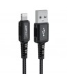 Acefast MFI USB - Lightning cable 1.8m, 2.4A black (C4-02 A Black)