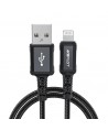 Acefast MFI USB - Lightning cable 1.8m, 2.4A black (C4-02 A Black)