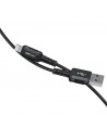 Acefast MFI USB - Lightning cable 1.8m, 2.4A black (C4-02 A Black)