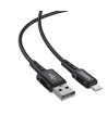 Acefast MFI USB - Lightning cable 1.8m, 2.4A black (C4-02 A Black)
