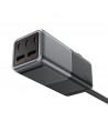 Acefast Z2 GaN 75W PD desktop charger 3x USB-C 2x USB-A - black and gray