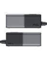 Acefast Z2 GaN 75W PD desktop charger 3x USB-C 2x USB-A - black and gray