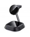 3in1 Acefast E16 15W inductive charging station for phone / headphones / watch - black