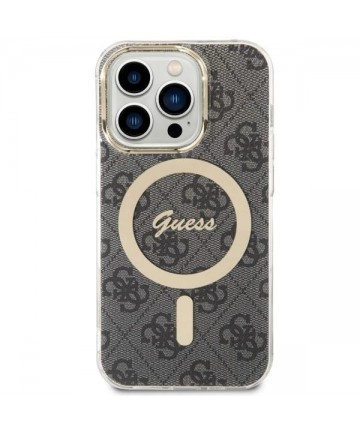 Guess 4G MagSafe case for iPhone 14 Pro - black