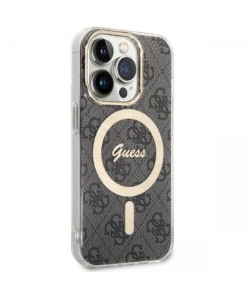 Guess 4G MagSafe case for iPhone 14 Pro - black