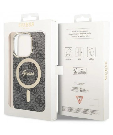 Guess 4G MagSafe case for iPhone 14 Pro - black