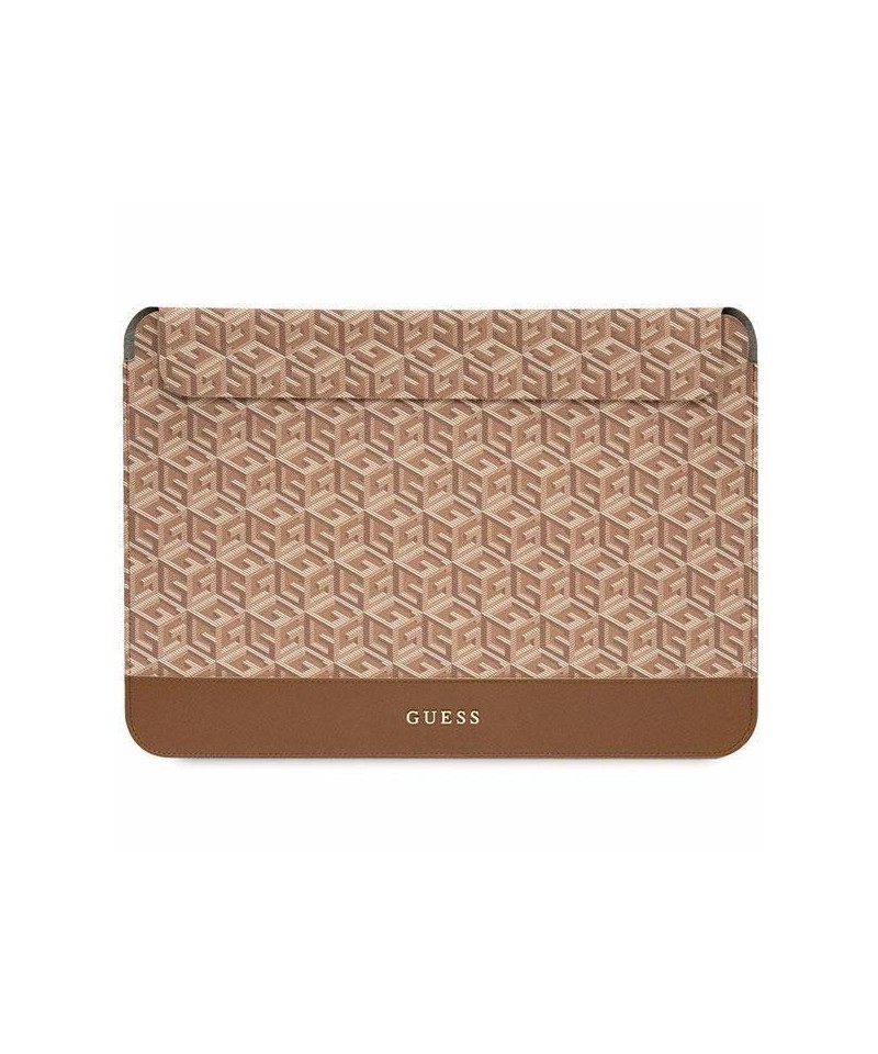 Guess GCube Stripes case for a 14" laptop - brown